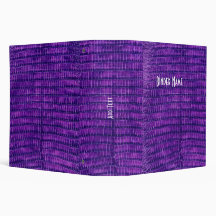 Binder ZIZZAGO Purple Leather