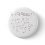binge drinker icon pinback buttons