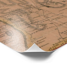 Bingham Maine Map - 1860 Photographic Print