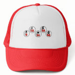 Bingo Balls And Numbers Mesh Hats
