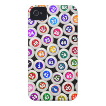 Bingo Balls Collage iPhone 4 Cases