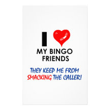 BINGO! Bingo designs for the fabulous player! Custom Stationery