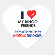 BINGO! Bingo designs for the fabulous player! Sticker