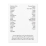 Bingo Card Birthday Party Call Out Words Post Card