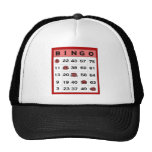 bingo card hats