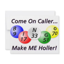 Bingo! Come on Caller, Make ME Holler! Personalized Invite