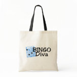 Bingo Diva Tote Bags