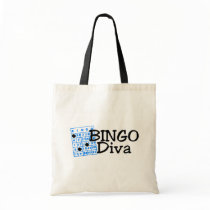 Bingo Diva Tote Bags