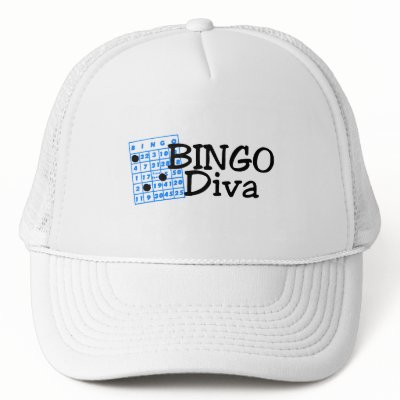Bingo Diva Trucker Hats by CelebrationZazzle