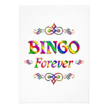 Bingo Forever Personalized Announcement