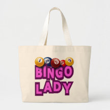 BINGO LADY CANVAS BAGS