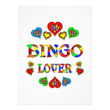 Bingo Lover Custom Announcement