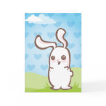 Binky Bunny Notecard