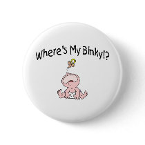 Binky Pinback Buttons
