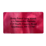 Binky Patrol Labels