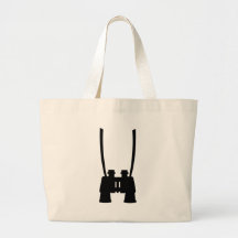Binoculars field glasses canvas bag
