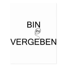 binzuvergeben postkarten