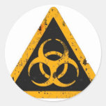 Bio Hazard Adesivo Redondo