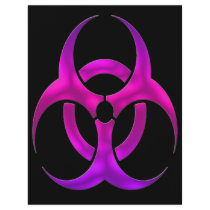 Bio Hazard Electric Purple Custom Flyer