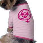 bio hazard femme doggie t-shirt