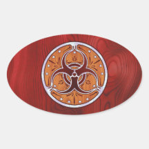 Bio Hazard Inlay II Stickers