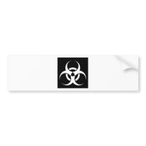 Bio Hazard or Biohazard Sign Symbol Warning Black