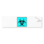 Bio Hazard or Biohazard Sign Symbol Warning Blue