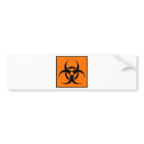 Bio Hazard or Biohazard Sign Symbol Warning Orange