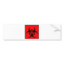 Bio Hazard or Biohazard Sign Symbol Warning Red