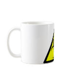 Bio Hazard or Biohazard Sign Symbol Warning Yellow Coffee Mugs