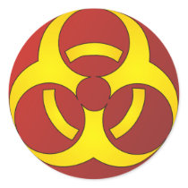 Bio-Hazard Warning stickers