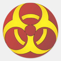 Bio-Hazard Warning Stickers