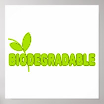 Biodegradable Posters