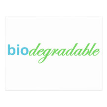 Biodegradeable Postcard