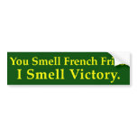 Biodiesel: You Smell French Fries. I Smell Victory bumper stickers