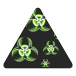 Biohazard 08 triangle sticker