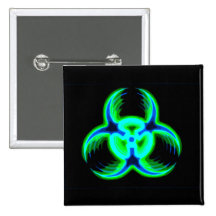 Biohazard 10 pin's avec agrafe