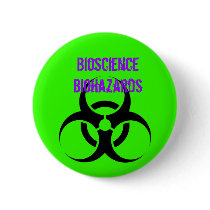 Biohazard, Bioscience Biohazards Pinback Button