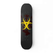 Biohazard design skate deck