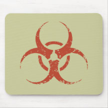 Biohazard -dist -red mousepads