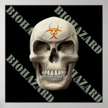 Biohazard Evil Skull Poster