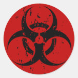 Biohazard Faded Stickers