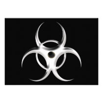 Biohazard Invitations invitations
