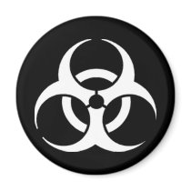 Biohazard Refrigerator Magnet