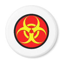 biohazard refrigerator magnets