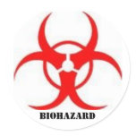 biohazard sign stickers