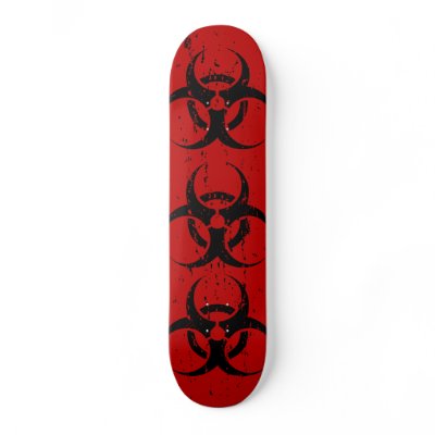 BioHazard Skateboard by RockHouseCo