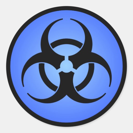 Biohazard Sticker