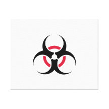 Biohazard Toile Tendue Sur Châssis