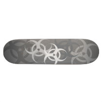 Biohazard (urban concrete) custom skateboard